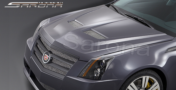 Custom Cadillac CTS Hood  Coupe & Sedan (2008 - 2012) - $1490.00 (Part #CD-004-HD)